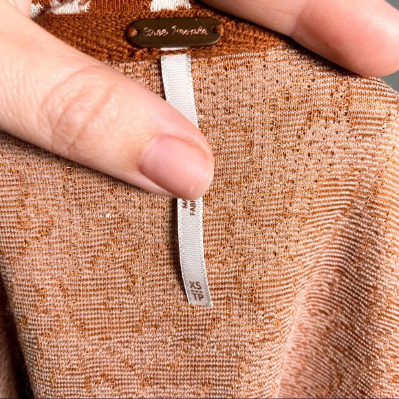 Free People No Type Top - Brown Leopard - Picture 8 of 8